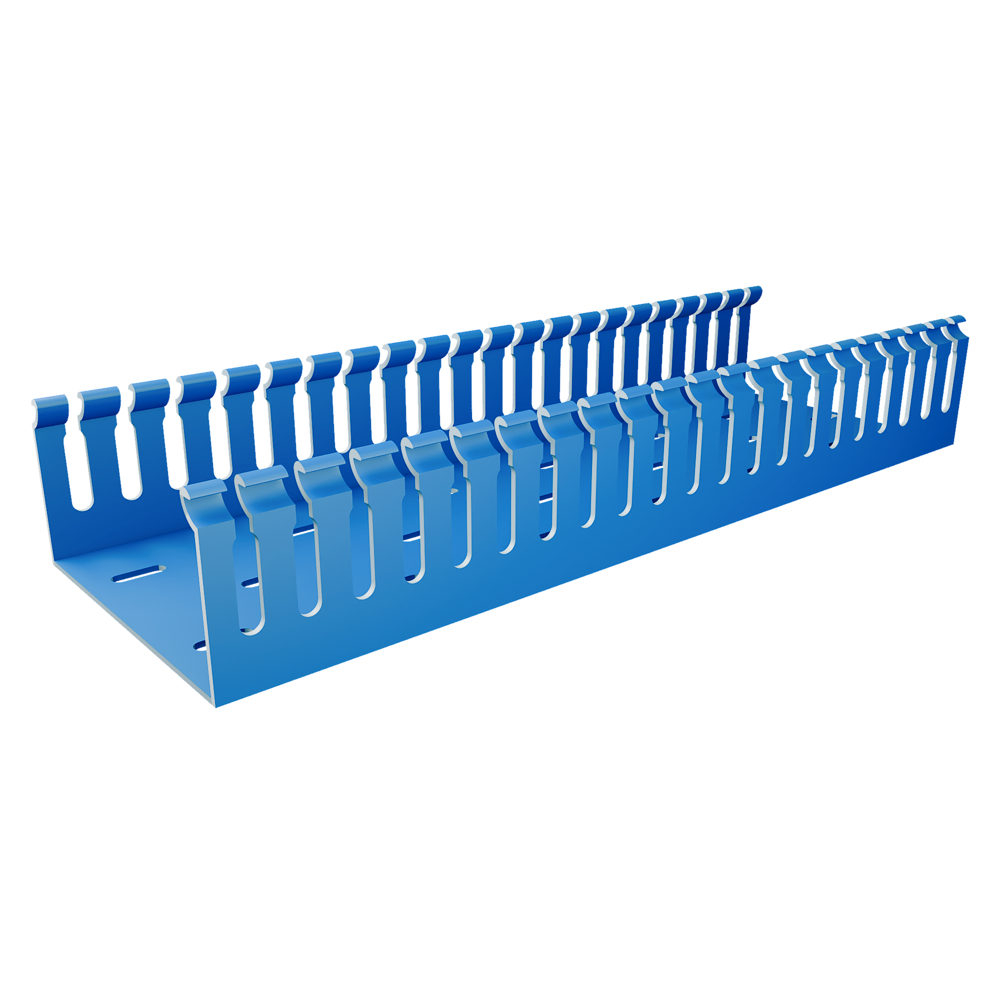 100×50mm 100*50mm Blue Standard PVC Wiring Duct Series - PXC10050 100x50mm - Image 2
