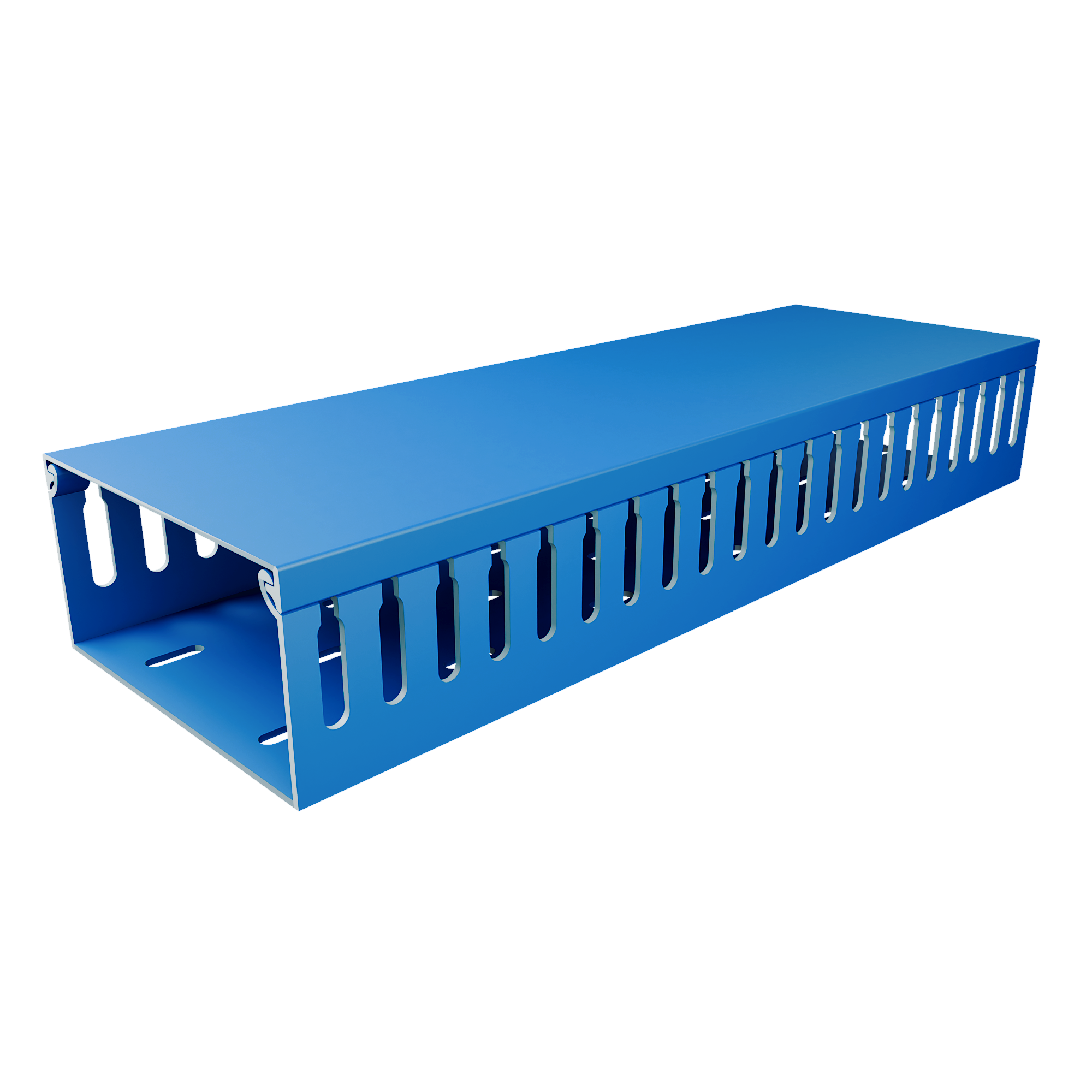 100×50mm 100*50mm Blue Standard PVC Wiring Duct Series - PXC10050 100x50mm