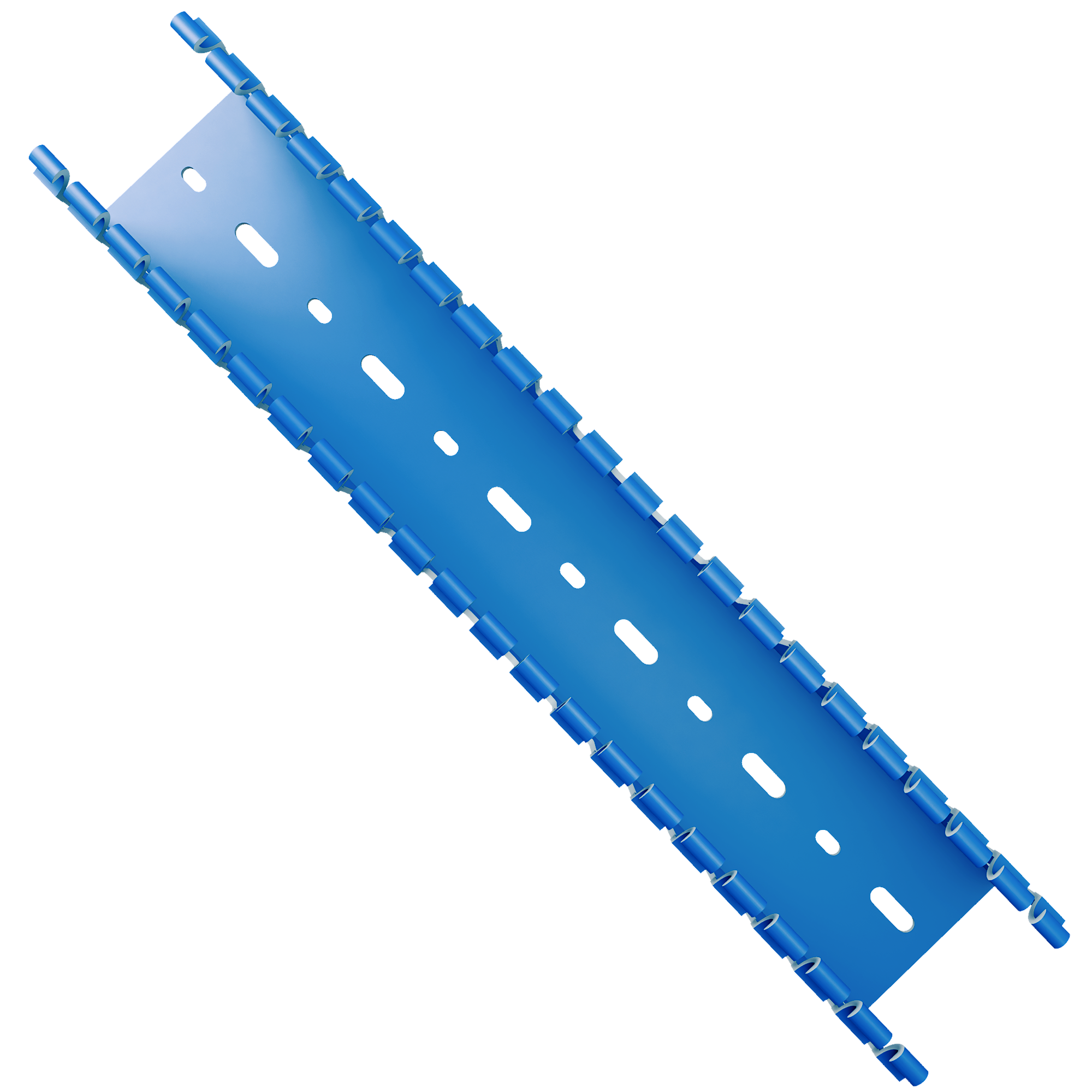 55×50mm 55*50mm Blue Standard PVC Wiring Duct Series - PXC5550 55x50mm - Image 3