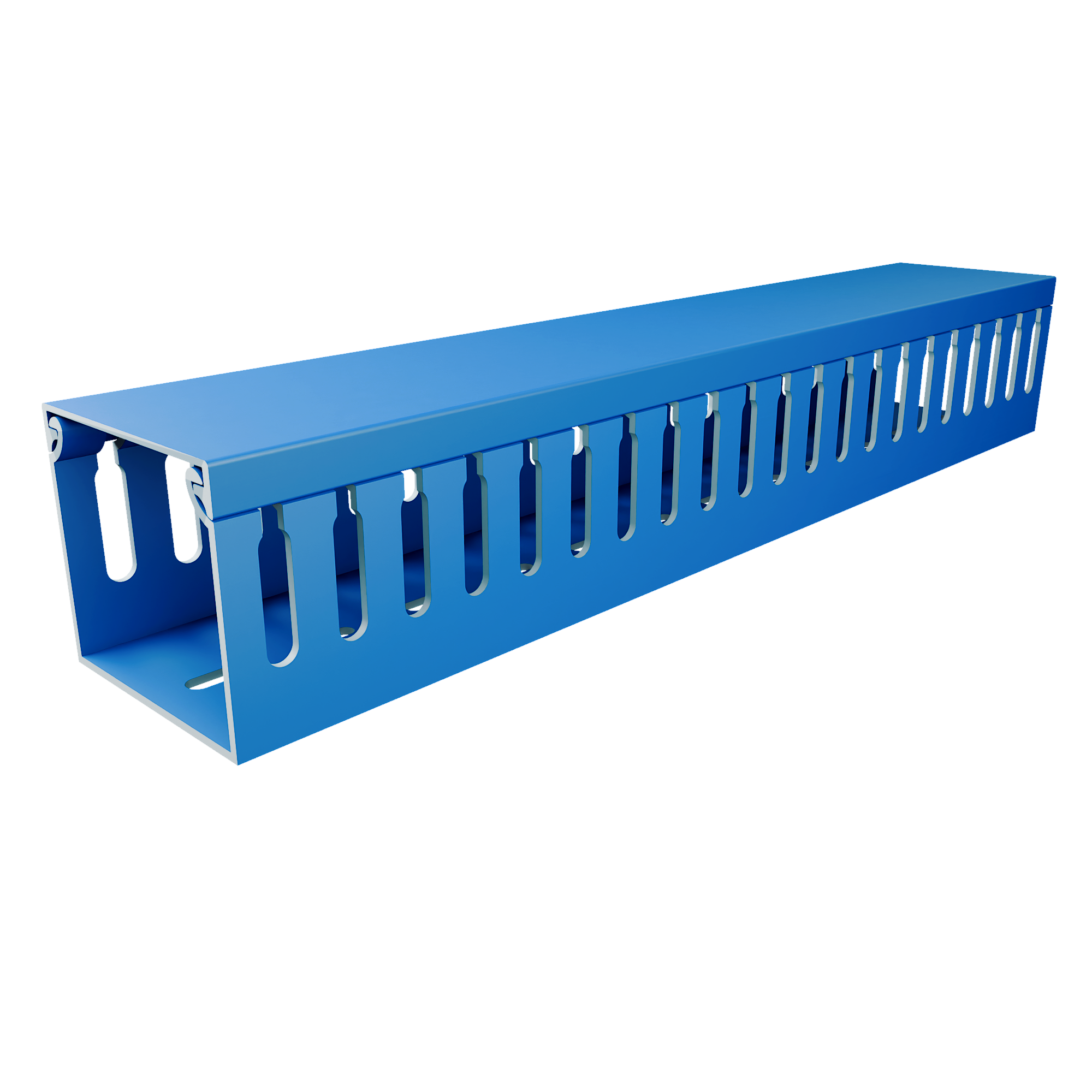 55×50mm 55*50mm Blue Standard PVC Wiring Duct Series - PXC5550 55x50mm