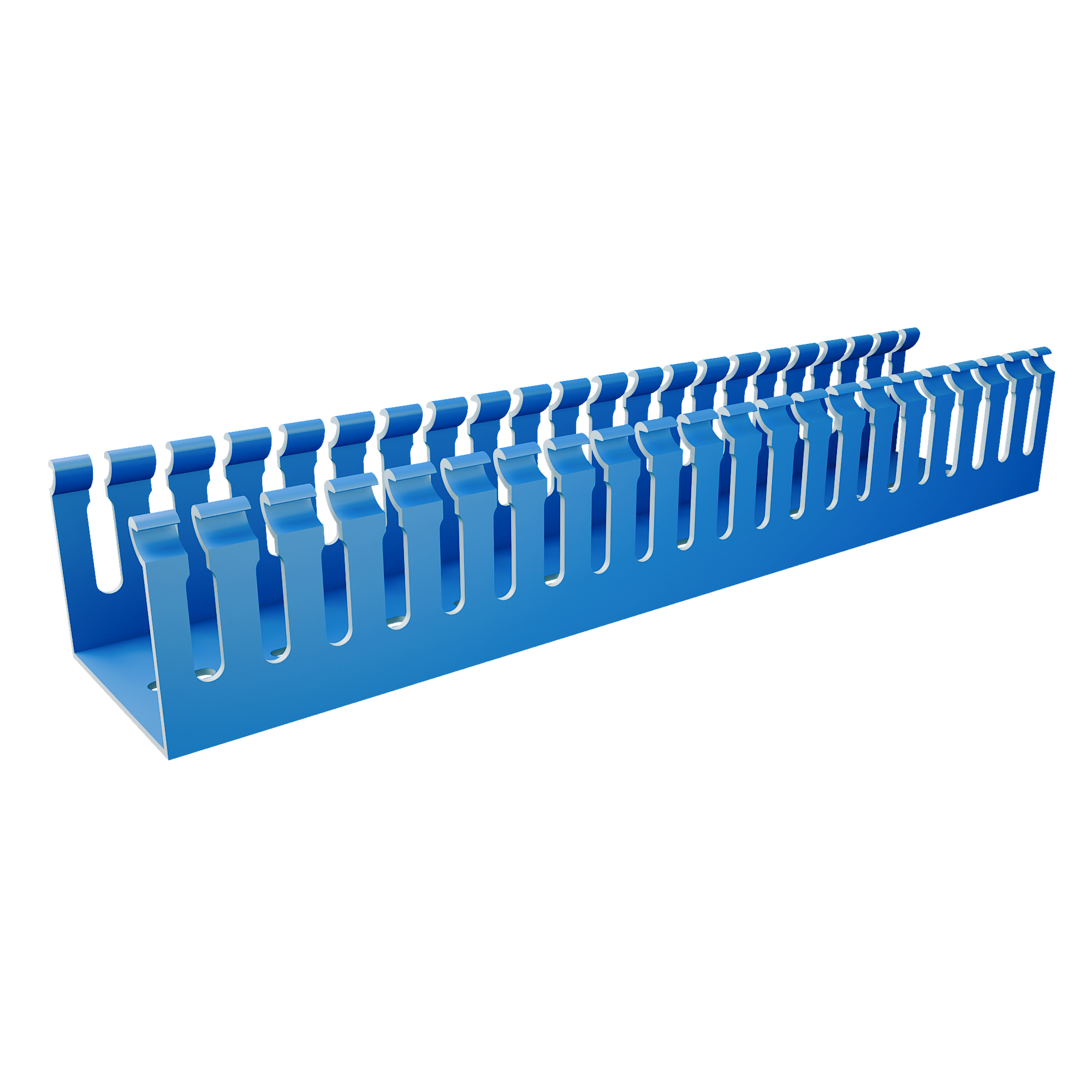 60×50mm 60*50mm Blue Standard PVC Wiring Duct Series - PXC6050 60x50mm - Image 2