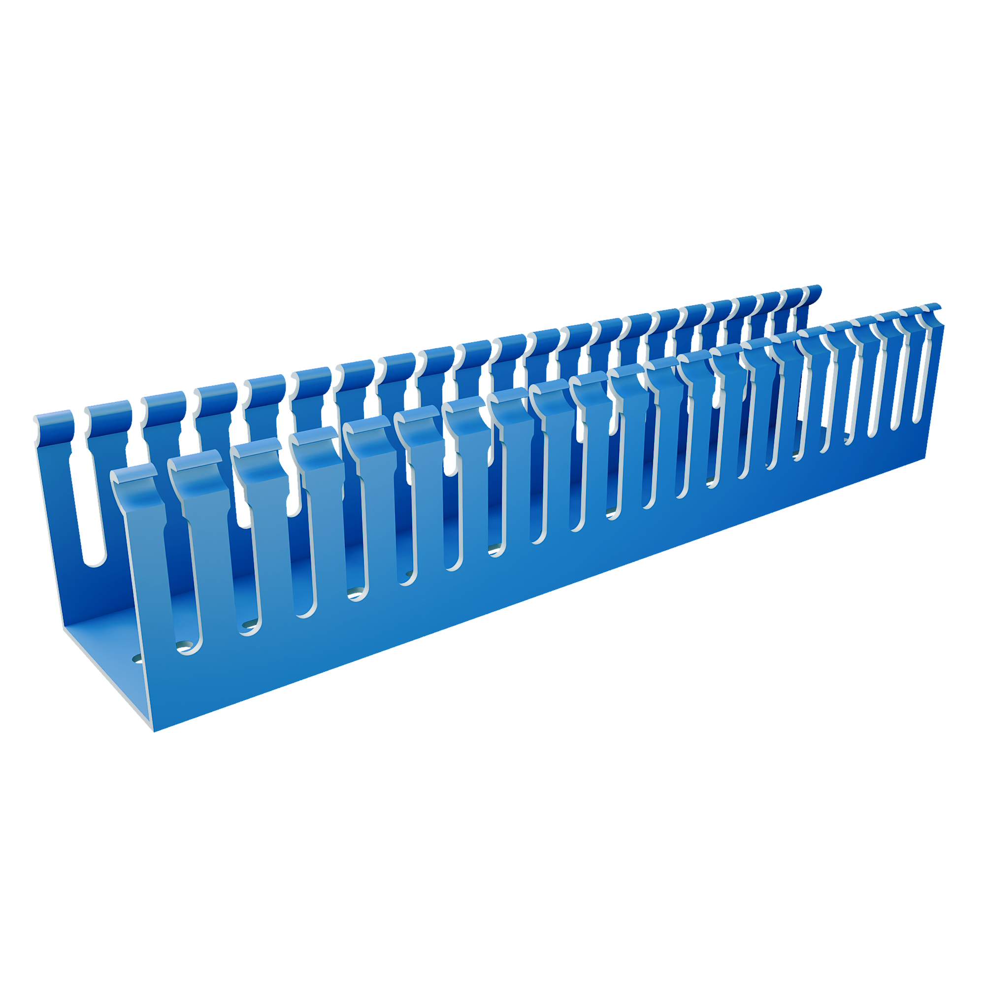 60×60mm 60*60mm Blue Standard PVC Wiring Duct Series - PXC6060 60x60mm - Image 2