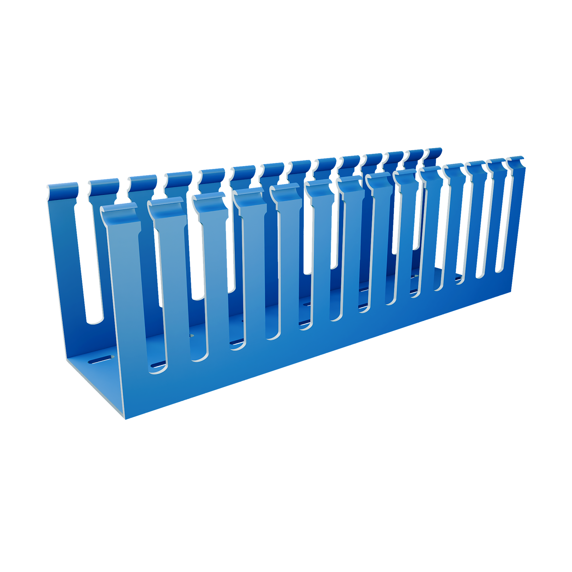 80×100mm 80*100mm Blue Standard PVC Wiring Duct Series - PXC80100 80x100mm - Image 2